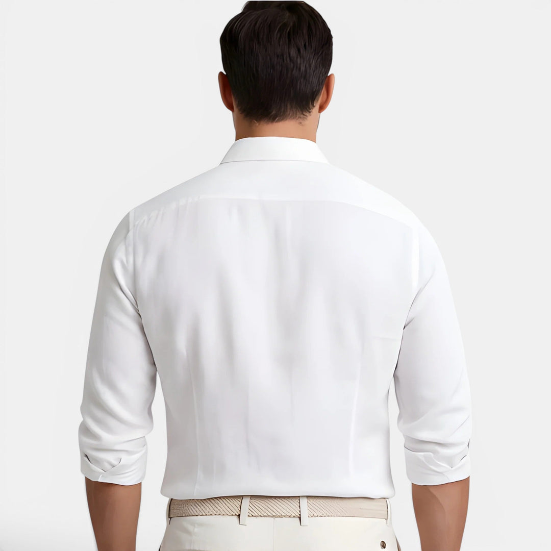 Herren Atmungsaktives Leinenbaumwoll-Hemd – Jennoir
