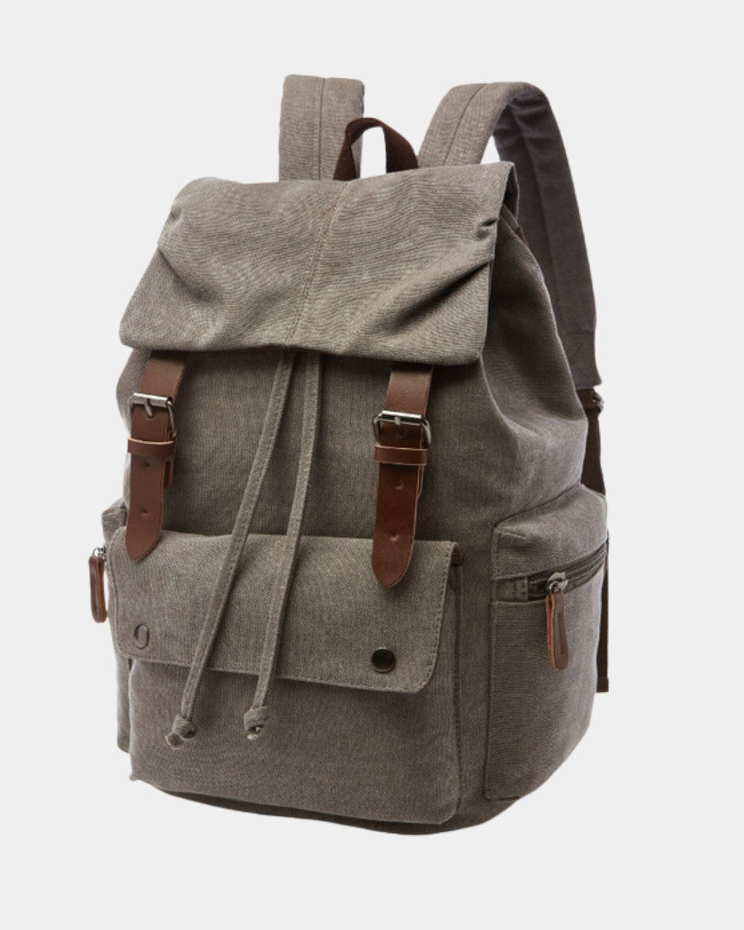 Canvas Rucksack Herren Vintage Laptopfach Reise Alltag
