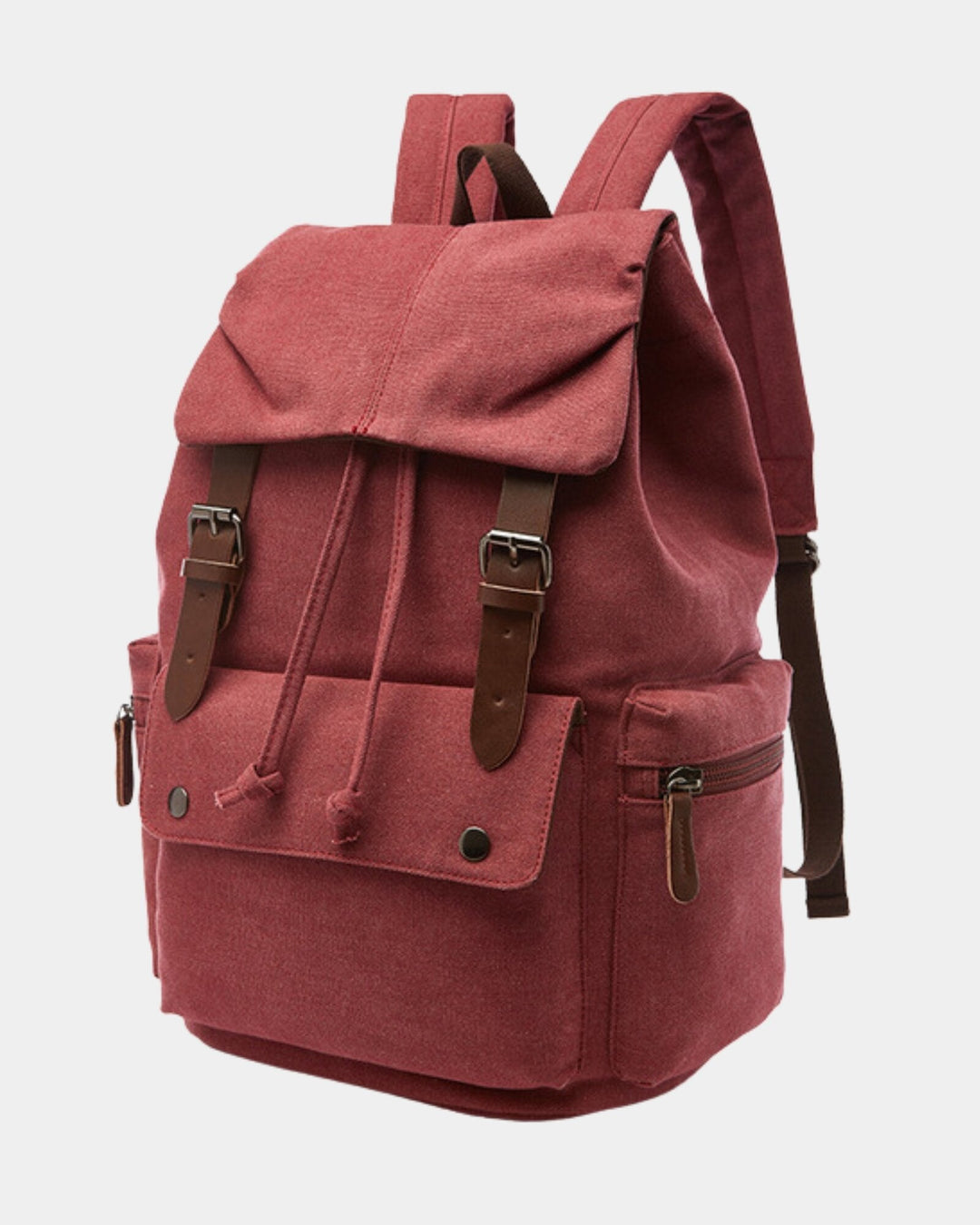 Canvas Rucksack Herren Vintage Laptopfach Reise Alltag