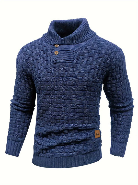 Strick Pullover Herren Strickpullover Warm Casual Basic