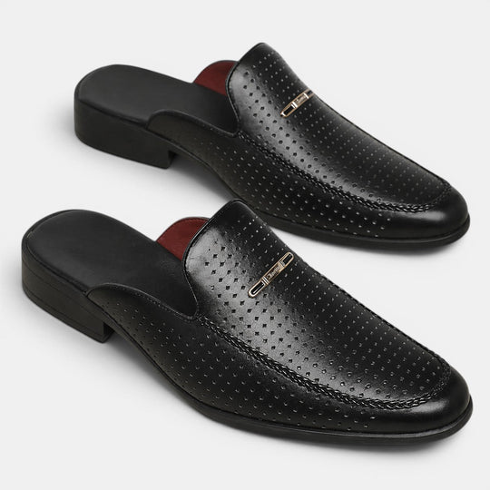 Herren Gepolsterte Echtleder-Slides – Jennoir