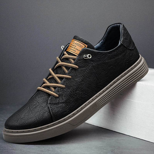 Italienische Leder Sneaker Herren Handgefertigt Casual