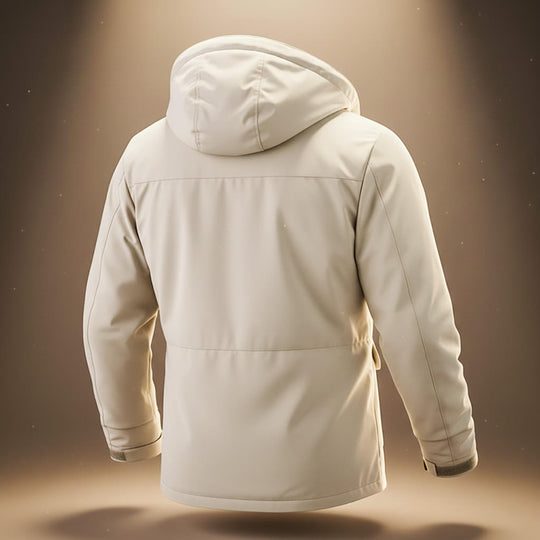 Kapuzen Winterjacke Herren Wetterfest Outdoor Warm