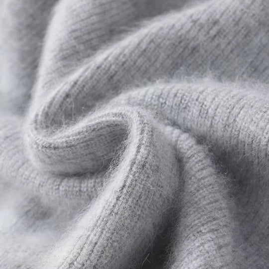 Kaschmir Pullover Herren Colourblock Rundhals Leicht