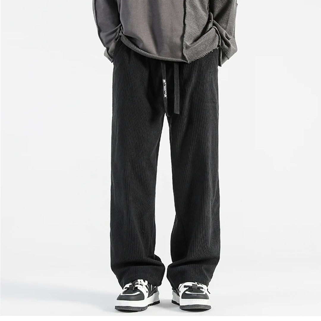 Cord Jogginghose Herren Dick Weit Kordelzug Warm