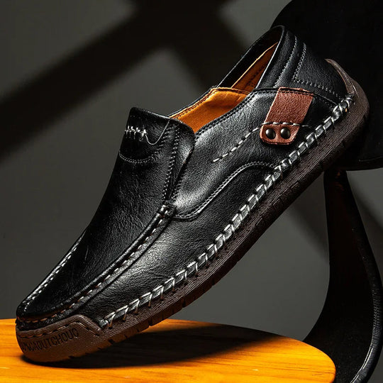 Leder Slip-On Loafer Herren Smart Casual Slipper Schuhe