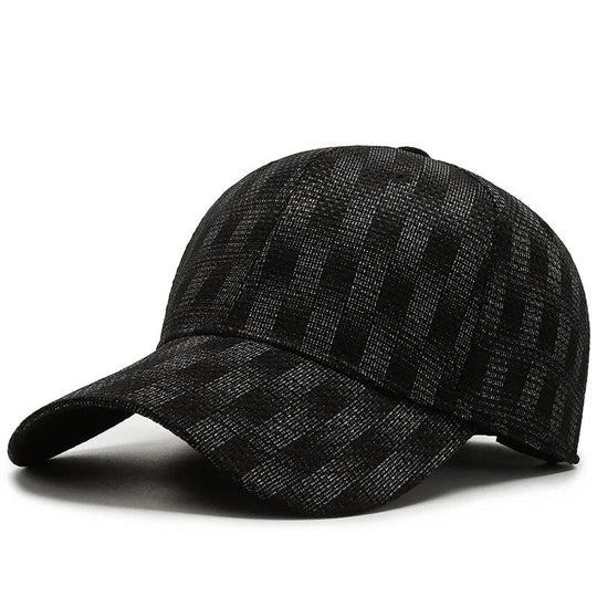 Karierte Signature Cap Herren Baseball Kappe Streetwear