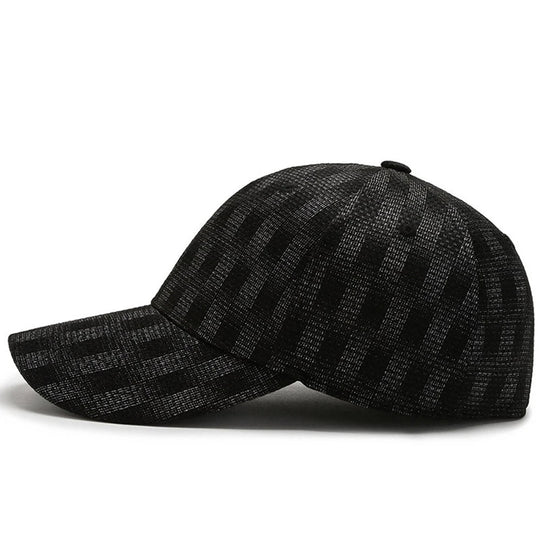 Karierte Signature Cap Herren Baseball Kappe Streetwear