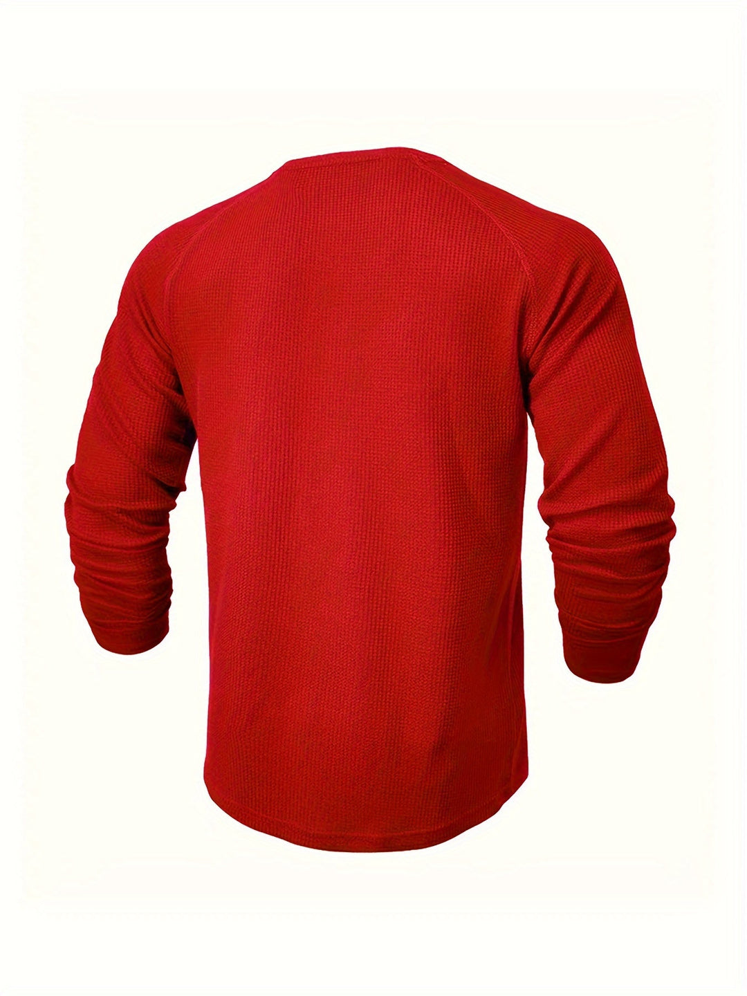 Strukturiertes Henley T-Shirt Herren Kurzarm Basic