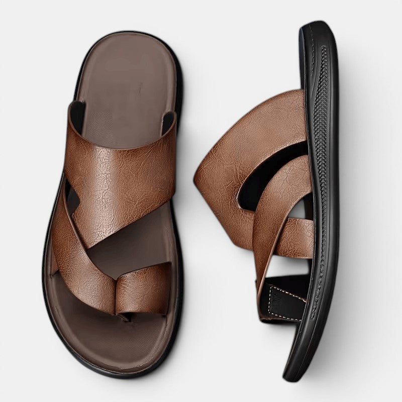 Herren Bequeme Ledersandalen – Jennoir