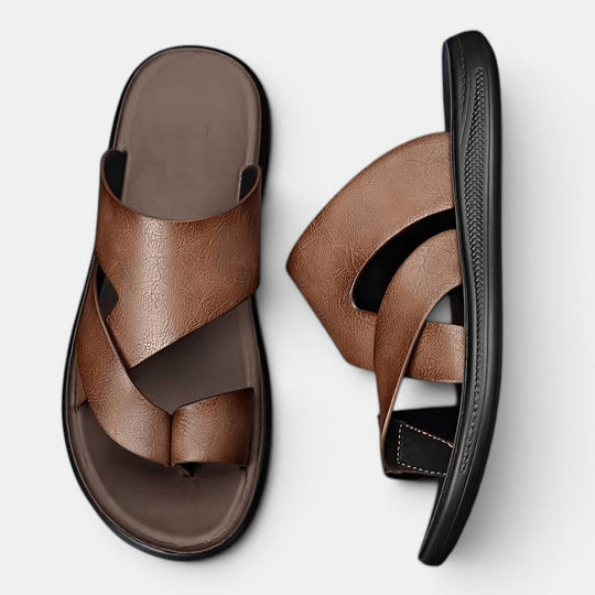 Herren Bequeme Ledersandalen – Jennoir