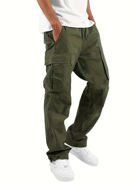 Baggy Cargohose Herren Streetwear Utility Taschen Hose