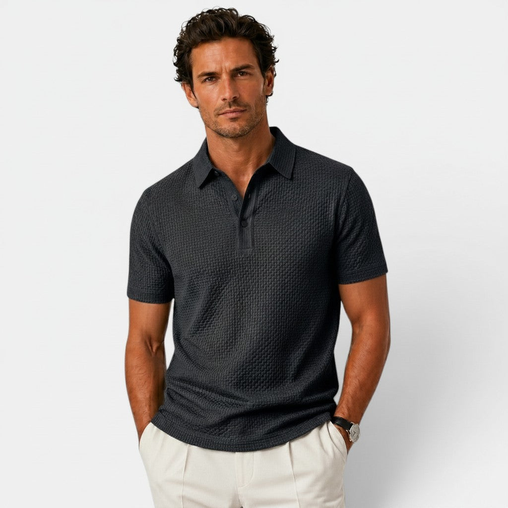 Herren Atmungsaktives Polo-Shirt – Jennoir