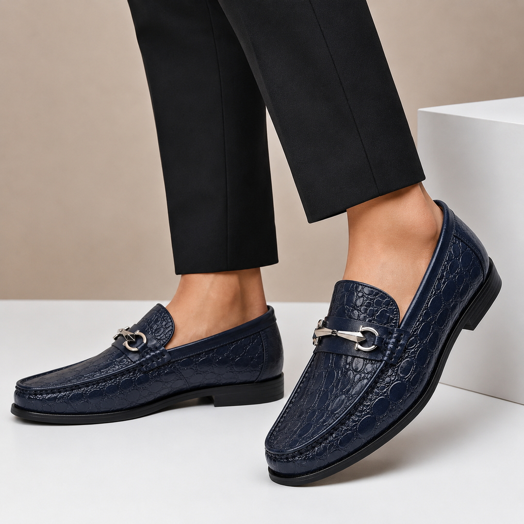 Rindsleder Loafer Herren Slip-On Casual Komfort Slipper