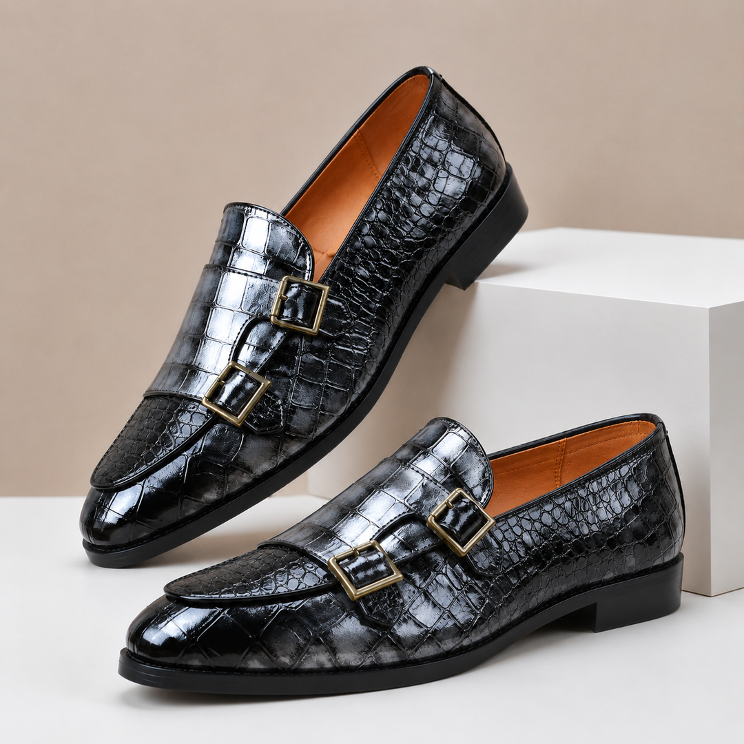 Echtleder Loafer Herren Slip-On Elegant Slipper Schuhe