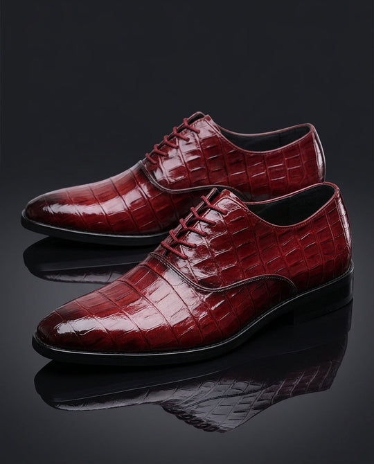 Orthopädische Leder Oxford Herren Elegant Anzugschuhe