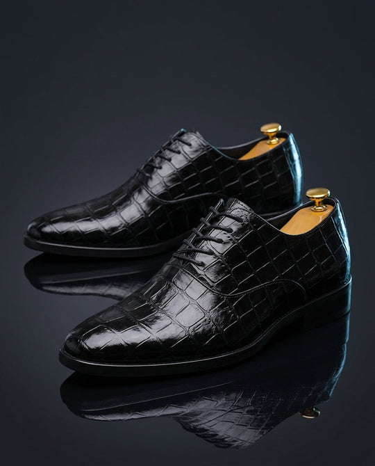 Orthopädische Leder Oxford Herren Elegant Anzugschuhe