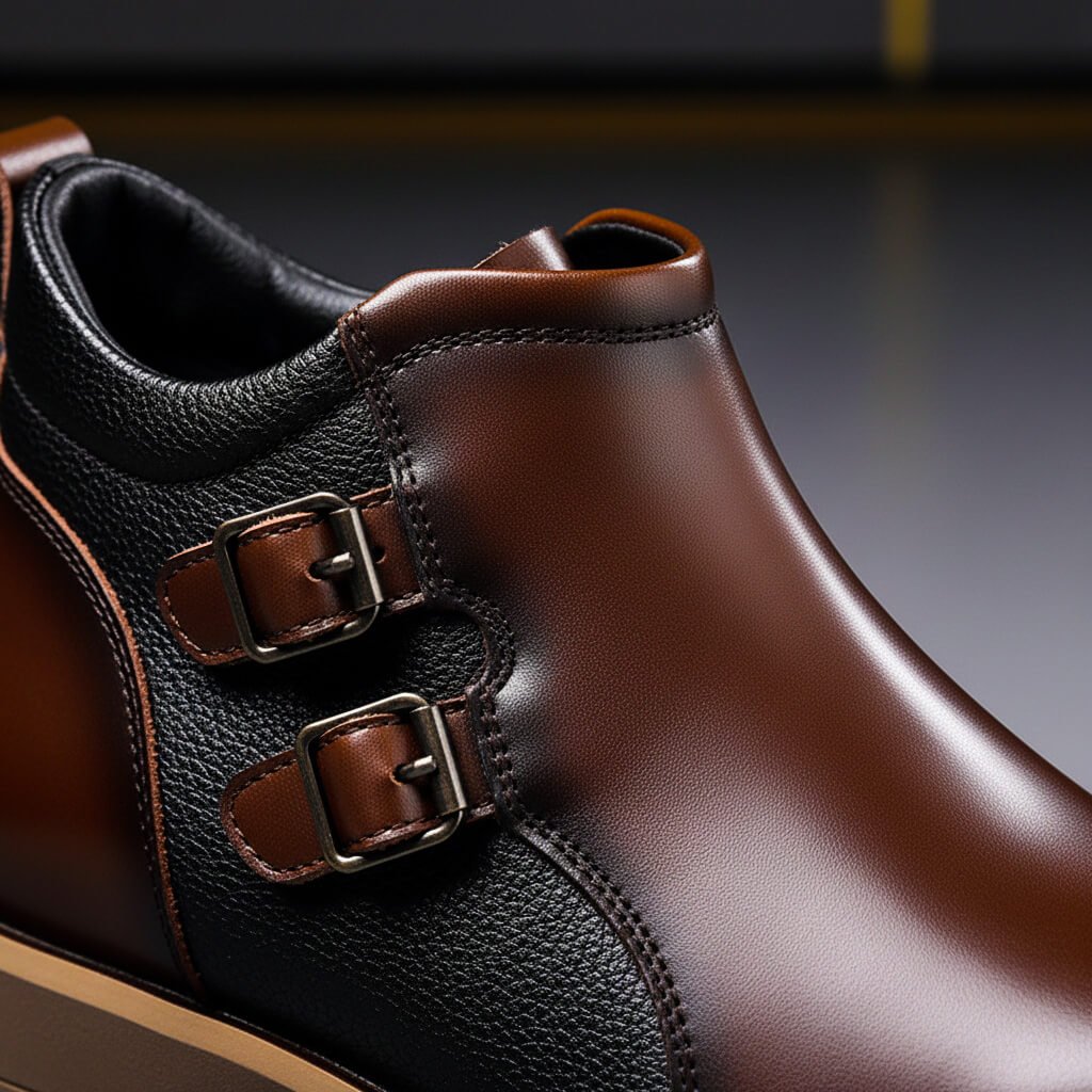 Italienische Lederstiefel Herren Vintage Boots