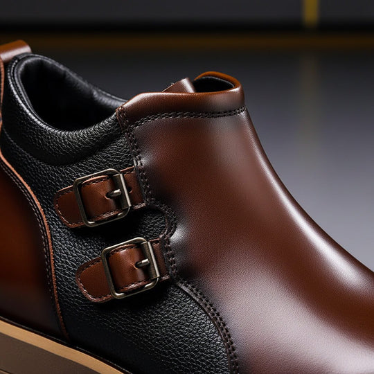 Italienische Lederstiefel Herren Vintage Boots