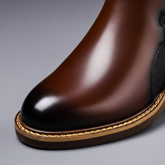Italienische Lederstiefel Herren Vintage Boots