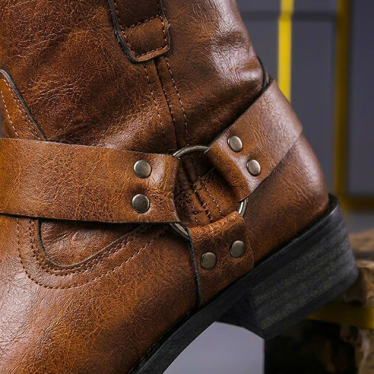 Echtleder Stiefel Herren Vintage Boots Handgefertigt