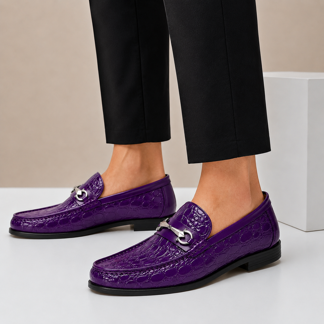 Rindsleder Loafer Herren Slip-On Casual Komfort Slipper