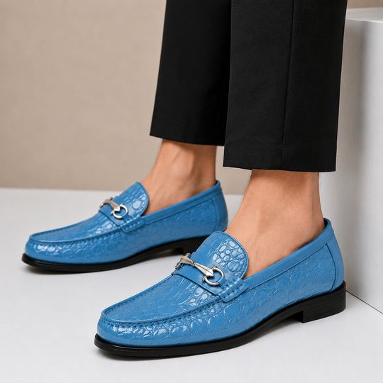 Rindsleder Loafer Herren Slip-On Casual Komfort Slipper