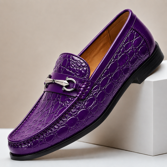 Rindsleder Loafer Herren Slip-On Casual Komfort Slipper