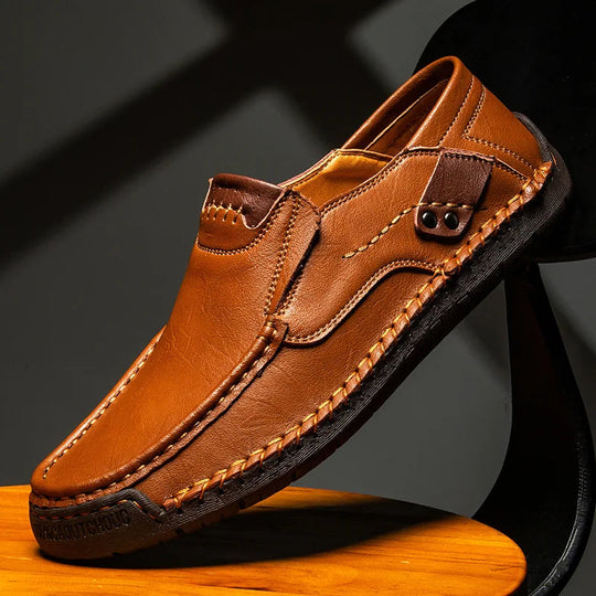 Leder Slip-On Loafer Herren Smart Casual Slipper Schuhe