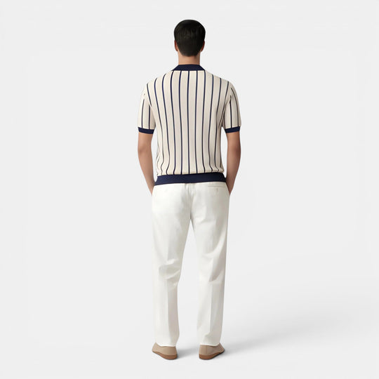 Herren Gestreiftes Strickhemd – Jennoir