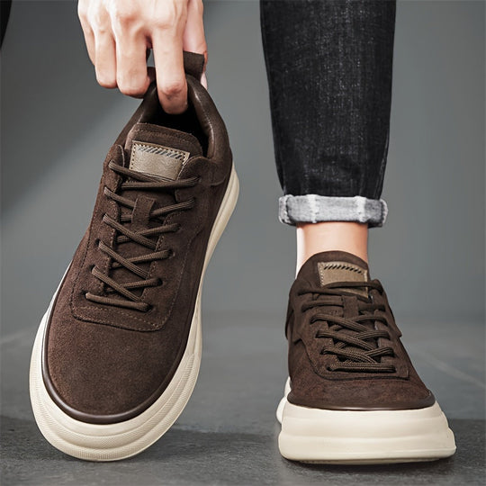 Wildleder Sneaker Herren Gummisohle Urban Gepolstert