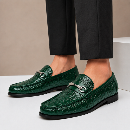 Rindsleder Loafer Herren Slip-On Casual Komfort Slipper