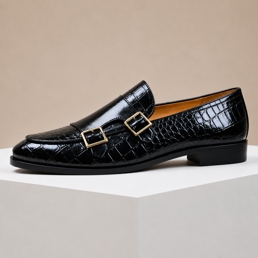 Echtleder Loafer Herren Slip-On Elegant Slipper Schuhe