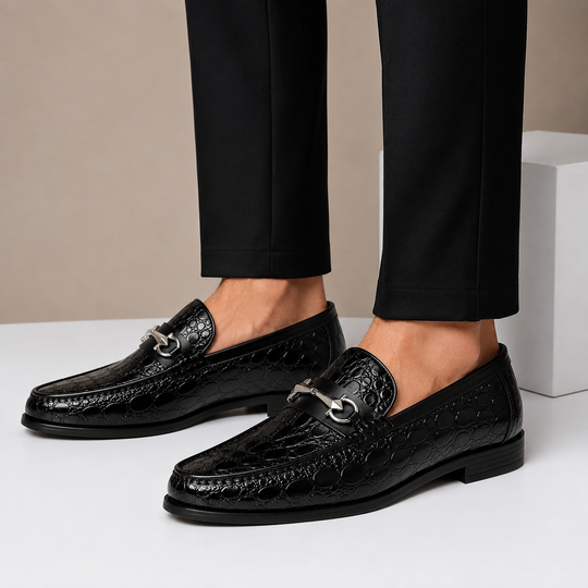 Rindsleder Loafer Herren Slip-On Casual Komfort Slipper