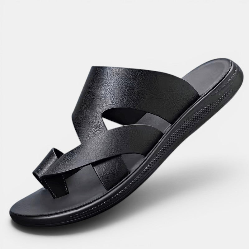 Herren Bequeme Ledersandalen – Jennoir