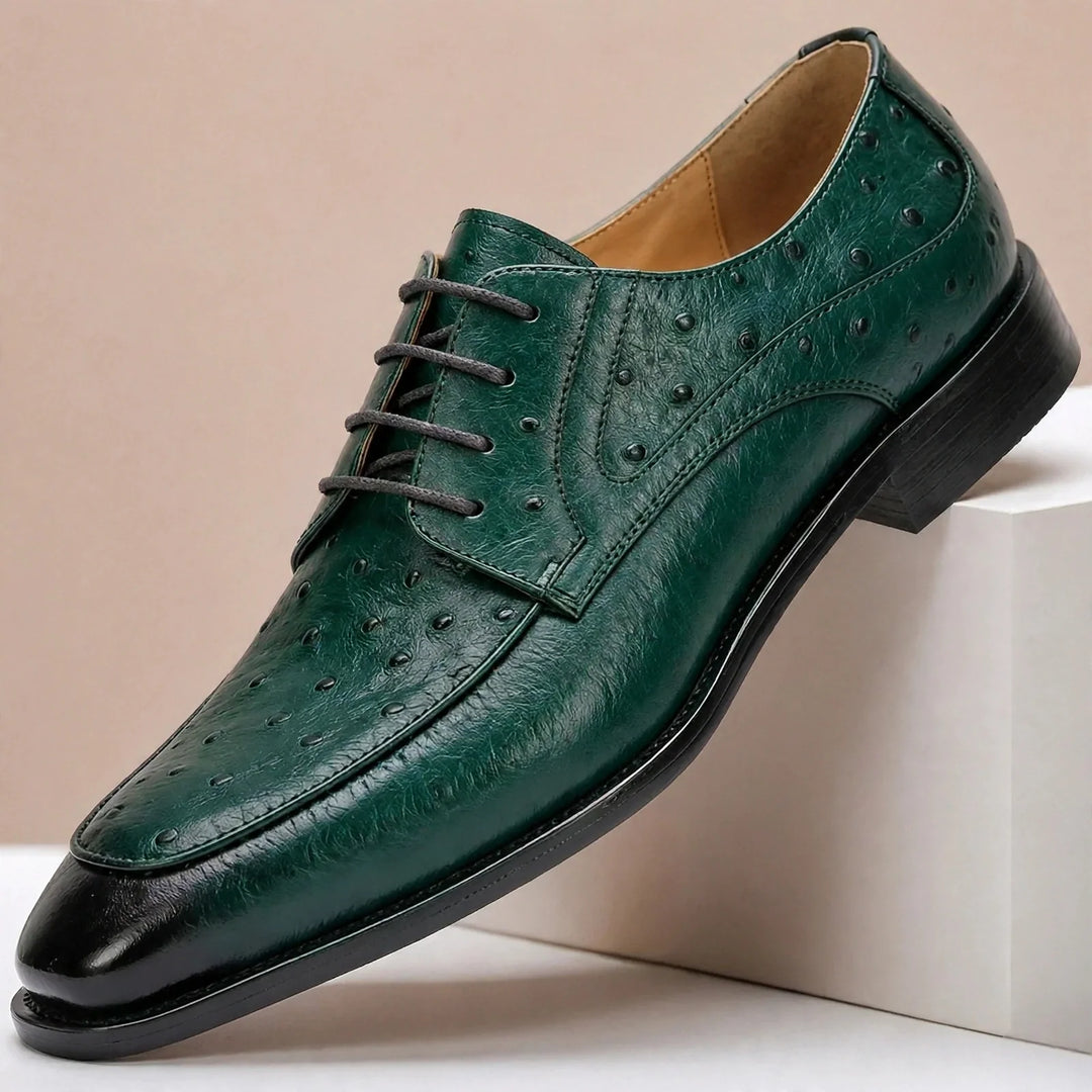 Rindsleder Schuhe Herren Elegant Business Leder Derby