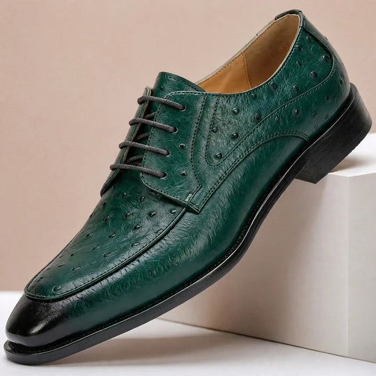 Rindsleder Schuhe Herren Elegant Business Leder Derby