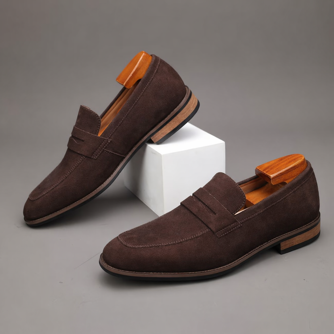 Herren Wildleder-Penny-Sommer-Loafer – Jennoir