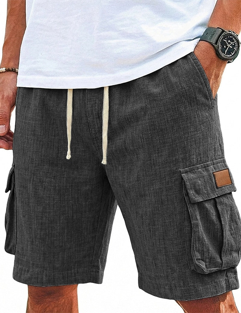 Leichte Leinen Sommershorts Herren Strand Baumwolle