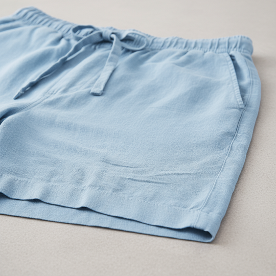 Herren Shorts aus Baumwolle und Leinen – Kurze Sommerhose