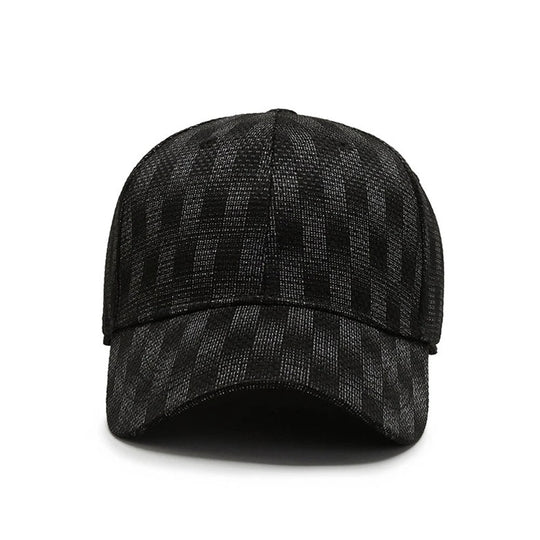 Karierte Signature Cap Herren Baseball Kappe Streetwear