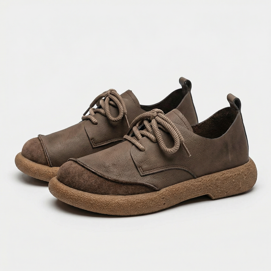 Leder Sneaker Herren Wildleder Front Handgenäht Seil