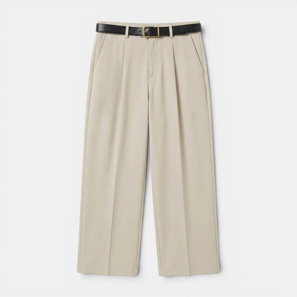 Herren Bundfalten-Geradebeinhose – Jennoir