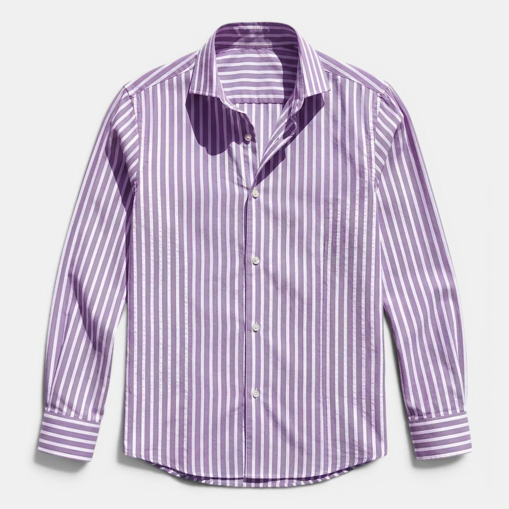 Herren Gestreiftes Klassisches Hemd – Jennoir