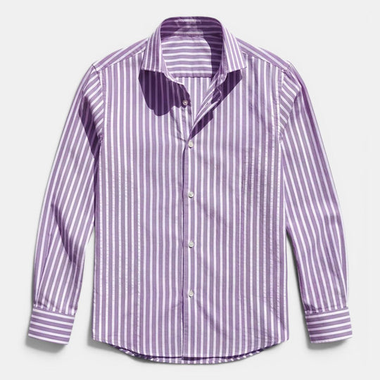 Herren Gestreiftes Klassisches Hemd – Jennoir