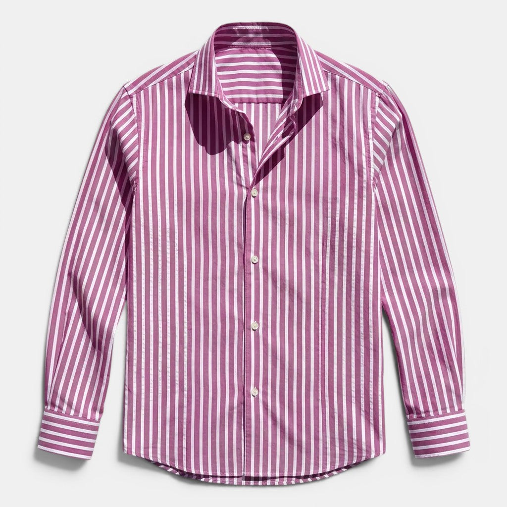 Herren Gestreiftes Klassisches Hemd – Jennoir
