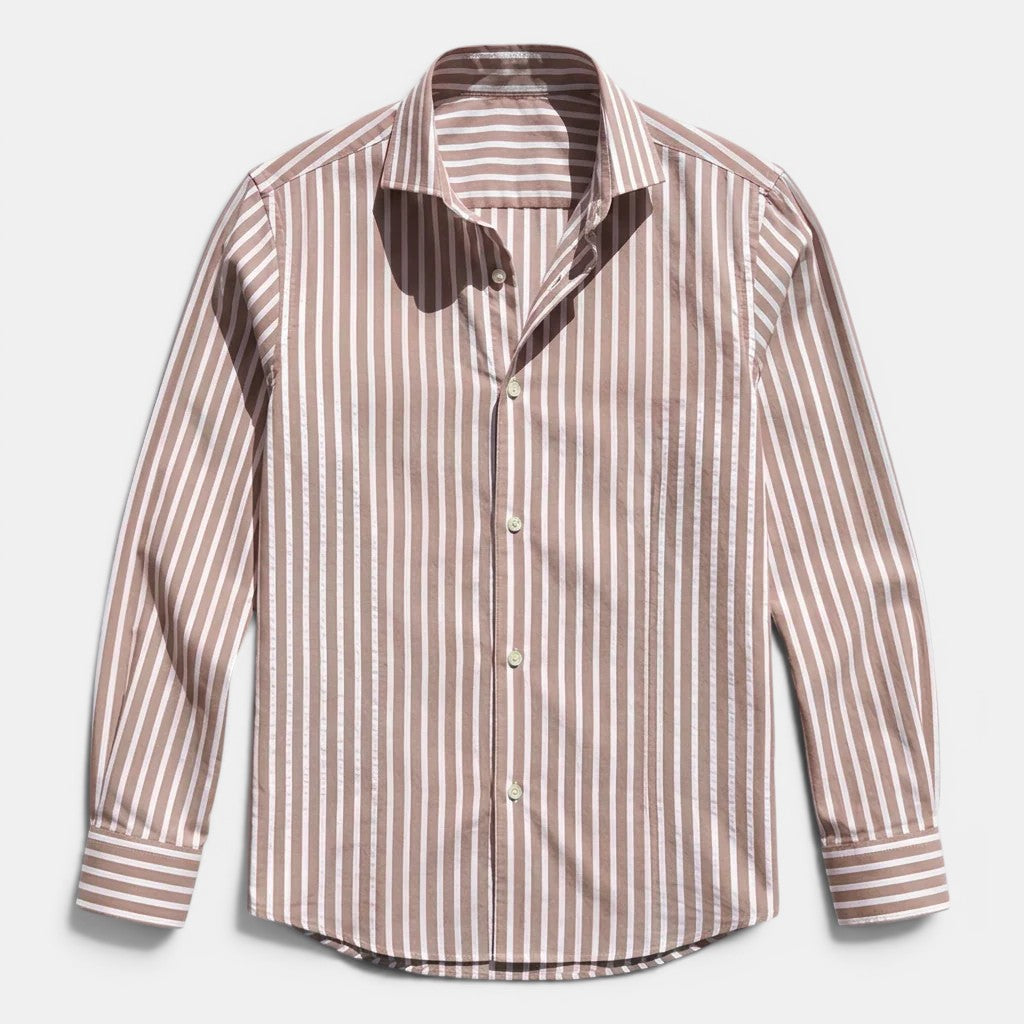Herren Gestreiftes Klassisches Hemd – Jennoir