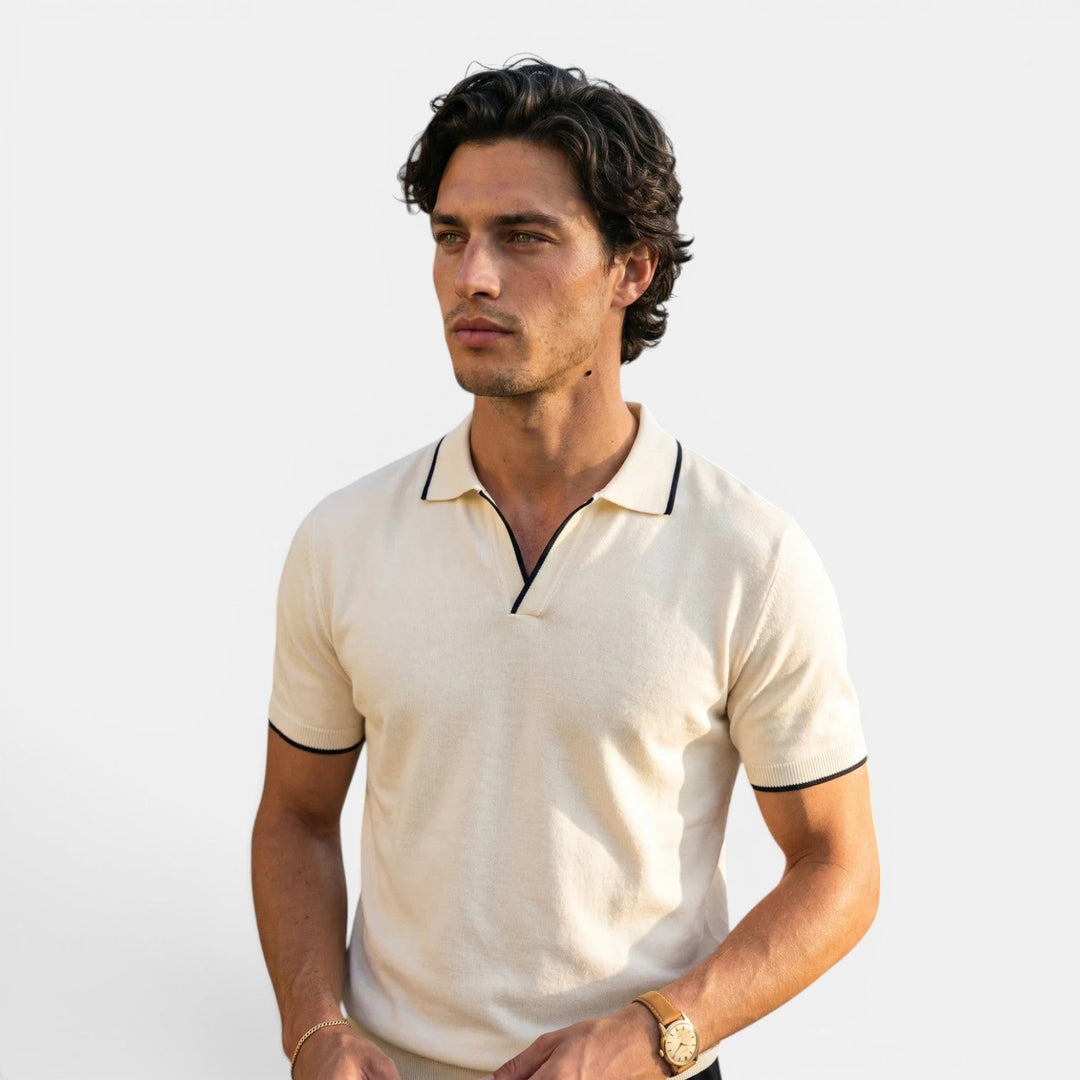 Herren Ärmelloses Polo-Shirt – Jennoir