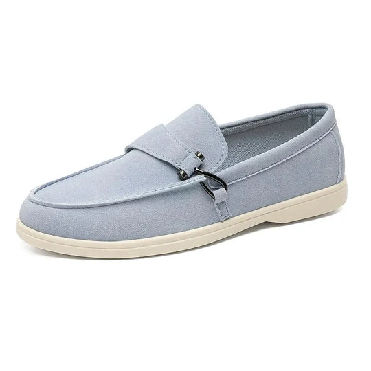 Wildleder Loafer mit Schnalle Herren Slip-On Elegant