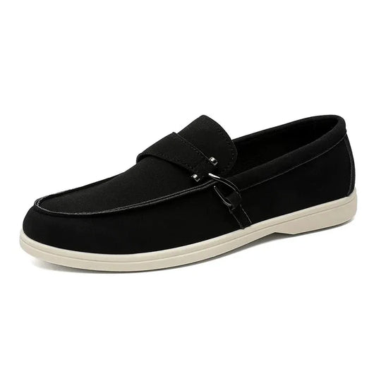 Wildleder Loafer mit Schnalle Herren Slip-On Elegant